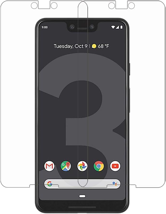 Google Pixel 3 XL Screen Protector, JYIN [2 Pack] 9H Hardness Premium Tempered Glass,HD Clarity,Case Friendly,Anti Scratch,Anti-Bubble High Clear Film for Google Pixel 3 XL