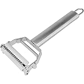 Kunovo Julienne Peeler Stainless Steel Vegetable Peeler,for Potato Carrot Melon Apple Vegetable Cutter Slicer,with Cleaning B