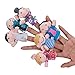 Heyuni. 6 Pcs Finger Puppets Plush Cloth Toy Baby Bed Stories Helper Doll