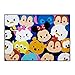 Disney Tsum Tsum Rug Collage HD Digital Kids Bedding Room Décor Wall Decals Blue Area Rugs, 40