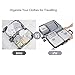 Travel Luggage Packing Organizer, Packing Cubes, Luggage Organizer Bag, Travel Bag for Packing, Luggage Cube, Suitcase Pouch, Laundry Pouch Travel Bag-Pack of 7 (Grey)