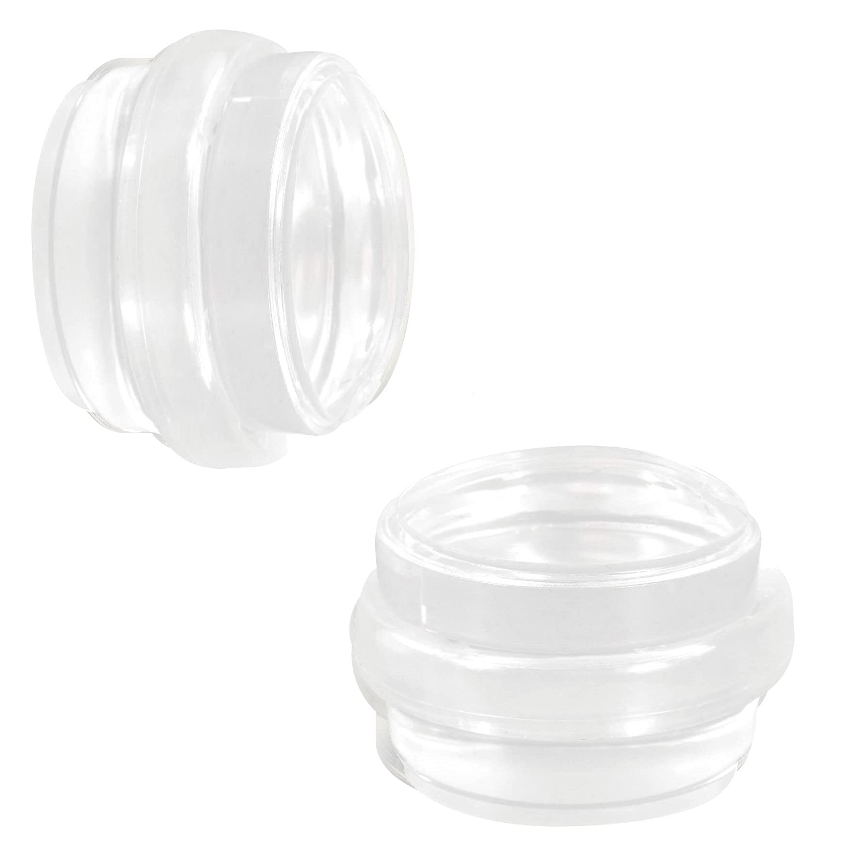 Wagner Doorstop 2in1 Clear Floor & Wall - Ø 38 x 22 mm, self-Adhesive, Transparent Buffer Made of high Class Synthetics + Thermostatic Rubber, to be glued on Floors or Walls - 15502411