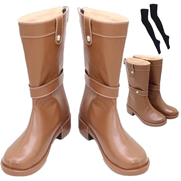 Botas De Invierno A Escala 1/4 Para Figuras Femeninas – Accesorio Realista De Resina Y Tela Para Coleccionistas (Caqui)