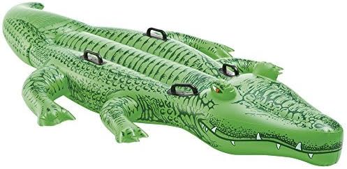 Intex Childrens Large Inflatable Ride On Alligator With Four Grab Handles #58562 by Giant Gator