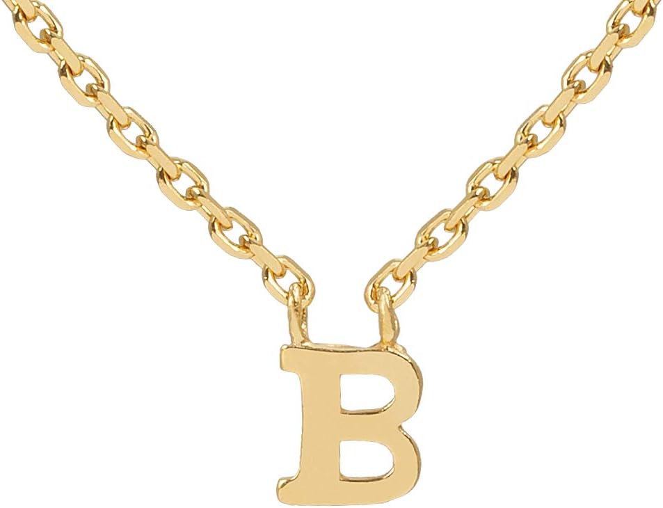 Pernille CorydonUrban Notes Collection Women's Gold Letter Necklace Small Letter Silver Gold-Plated High Gloss, klein, Sterling Silver, corydon