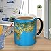 Doublewhale Funny Coffee Mugs,Heat Changing Coffee Magic Mug,Sensitive Ceramic Tea Cups,Days and Night Earth Map,Novelty Gifts for Father, Teacher, Kids and Friends-12 Oz