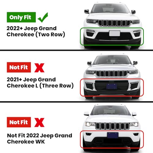 LASFIT Floor Mats & Trunk Mat for Jeep Grand Cherokee 2022-2025 2026 5-Seat (Include 4XE, NOT for Cherokee L), All Weather TPE Custom Fit Car Mats & Cargo Mat Black for Grand Cherokee 2026 Accessories