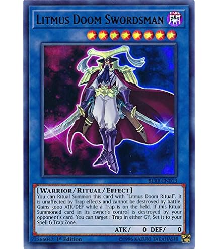 Yu-Gi-Oh! Litmus Doom Ritual - BLRR-EN014 - Ultra Rare 1st Edition Trading Card - View #5