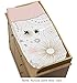 Blush Pink, Gold, Grey and White Star and Moon Changing Pad Cover for Celestial Collection by Sweet Jojo Designs