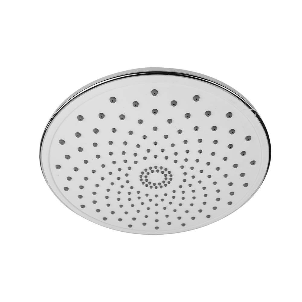 Ieron 9 Inch Shower Head,Fixed Shower Head,Large Rainfall Shower Head Replacement, Round Powerful High Pressure Overhead Shower Head,Silvery