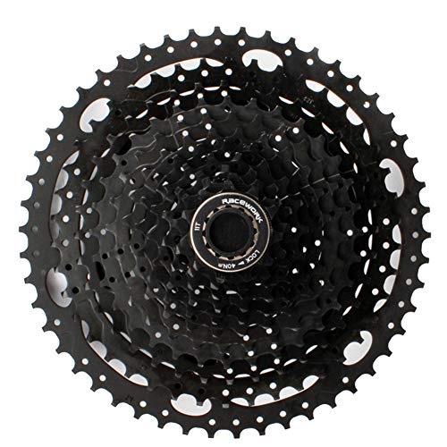 Alician RACEWORK 11-42 11-46 11-50T 11-52T 10/11/12 Speed Mountain MTB Bike Bicycle Cassette Flywheel Compatible for Sram Shimano 11 Speed 11-52T Gold Black