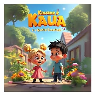Livro Kauane e Kaua e o Quintal Encantado: Uma Aventura Mágica Entre Flores, Mistérios e Amigos Inesperados