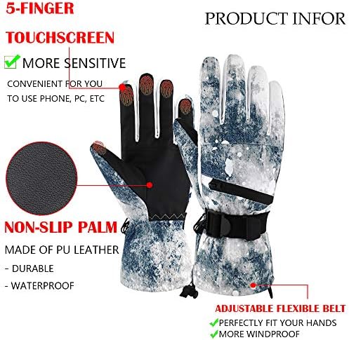 Black winter gloves for men suitable for various outdoor sports activities.