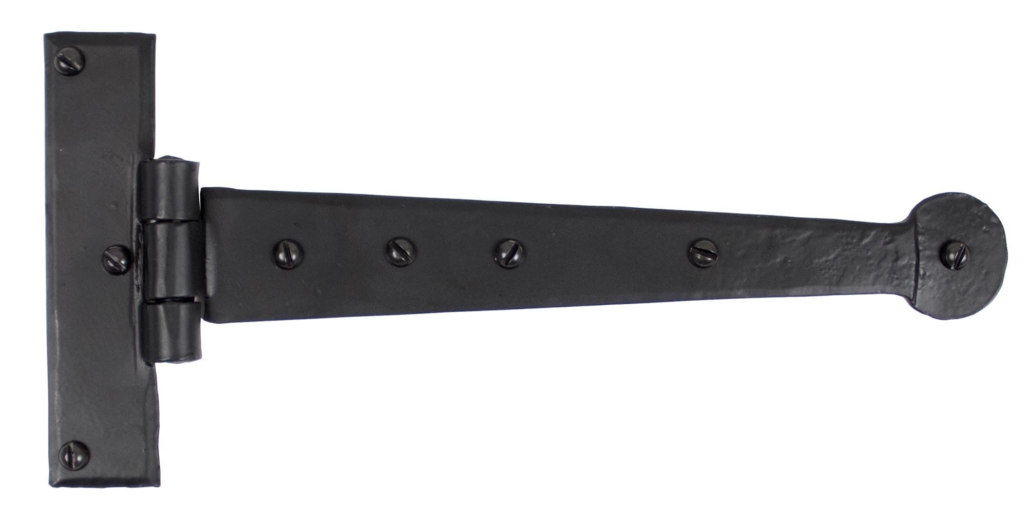 From The Anvil Black 9 Inch Penny End T Hinge (Pair)