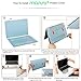 MOSISO MacBook Pro 13 Case 2018 2017 2016 Release A1989/A1706/A1708, Plastic Hard Shell Cover with Screen Protector Compatible Newest MacBook Pro 13 Inch with/Without Touch Bar, Aqua Blue