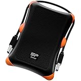 Silicon Power 2TB Rugged Portable External Hard Drive Armor A30, Shockproof USB 3.0 for PC, Mac, Xbox and PS4, Black