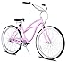 Firmstrong Urban Women's Beach Cruiser Bike, Single Speed Bicycle, 24 Inch Wheels, Pink