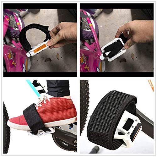 Coherny Bicycle Accessories Nylon Bicycle Pedal Belt Straps Bike Toe Clip Strap Belt Adhesivel Pedal Tape Fixed Gear Bike Cycling Fixie Cover 1 Piece - Thumbnail 5