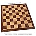 Chronos Chess Board with Inlaid Walnut Wood, Small 11 x 11 Inch, Board Only