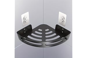 Corner Shower Caddy for Kitchen, Bathroom, Removable Adhesive Corner Shower Shelf without Drilling, Wall Mounted Bathroom Sto