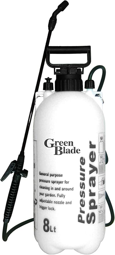 Optimal Products 5L 8L Garden Pressure Sprayer Water Fertilizer Pesticide UK