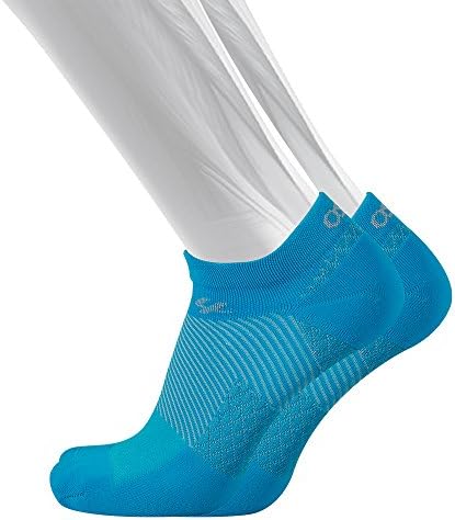 OS1st FS4 No Show Plantar Fasciitis Socks (Pair) for Plantar Fasciitis relief, arch support and foot health featuring patented FS6 technology