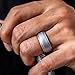 Saco Band Silicone Rings for Men - 7 Pack Rubber Wedding Bands