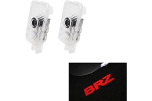 uunonaha 2 pcs Non-Fading LED Car Door Logo Lights Courtesy Projector Laser Welcome Light Ghost Shadow Puddle lamp Compatible for BRZ Accessories… (BRZ-RED, ZD8; 2022-present)
