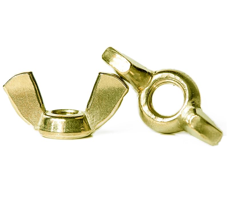 M12 Brass Wing Nuts Butterfly Nut Thumb AN 93 (Pack of 10) A07D/2