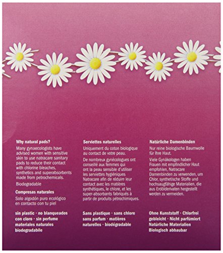 Natracare Ultra Extra Pads with Wings, Long, 8 Count