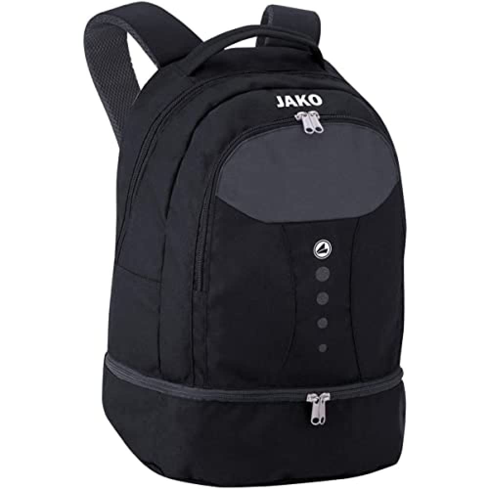 JAKO Striker Backpack Unisex Backpack - Black, 0