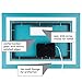 Tangkula LED Bathroom Mirror, Wall-Mounted Makeup Vanity Mirror with Led Light, Illuminated Lightning Bath Hanging Frosted Polished Edge Rectangle Mirror(27.5