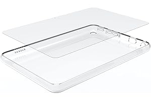 MISSION CABLES Made for Amazon Clear Case & Glass Screen Protector, for Fire 7 Tablet (2022 Release)