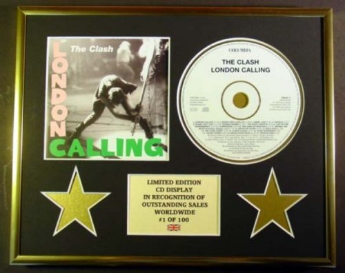 THE CLASH/CD DISPLAY/LIMITED EDITION/COA/LONDON CALLING