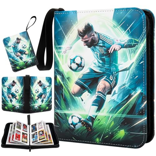 Green - Football Card Binder with 400 Sleeves