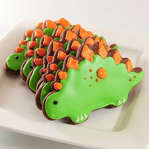 image for Bonropin Dinosaur Cookie Cutter Set - 7 Piece Stainless Steel Cutters 
