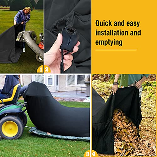 SurmountWay Lawn Tractor Leaf Bag54 Cubic Foot Standard Leaf Bag, 420D