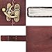 RUSTIC TOWN Leather Diary With Lock - Unlined Notebook and Journals to Write in