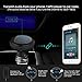 CHGeek Bluetooth 4.2 FM Transmitter 5V/2.1A [Smart Car Locator] Wireless Audio MP3 Player Radio Adapter Receiver Hands-Free Car Kit with Dual Port USB Car Charger & LED Display (Black)