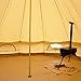 PlayDo 4-Season Waterproof Cotton Canvas Bell Tent Wall Yurt Tent with Stove Hole for Outdoor Camping Hunting Hiking Festival Party