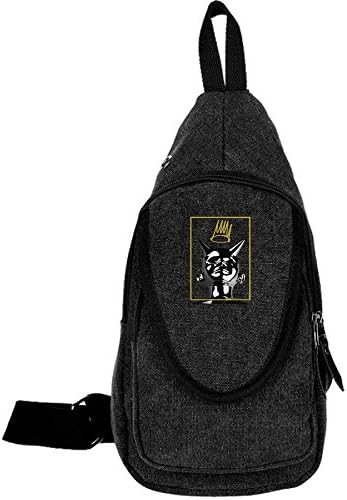 Crazy Cool Casual Canvas Unbalance Backpack Sling Bag Shoulder Bag Chest Bag For Men &amp; Women--J.Cole Born Sinner Logo