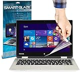 SmartGlaze ( Pack Of 3 ) TOSHIBA Satellite L10W-B-101 11.6 2 in 1 Laptop Case Custom Made Crystal Clear Premium LCD Screen Protectors Packs With Polishing Cloth & Application Card