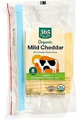 365 by Whole Foods Market, Organic Sliced Mild Cheddar Cheese, 6 Ounce
