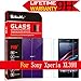 Xperia Z Ultra Glass Screen Protector, (C6833 C6802 C6806)[1 Front & 1 Back] AnoKe(0.3mm 9H 2.5D) Best Tempered Glass Screen Protector Film Shield Guard For Sony XL39h Glass QH