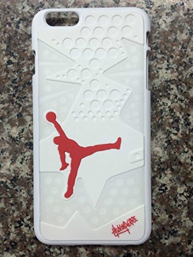 NSY® - Air Jordan PC Hard Case for Apple iPhone 6/6S (Sole 4 - White)