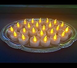 Topstone Led Candles with Remote and Timer,Warm