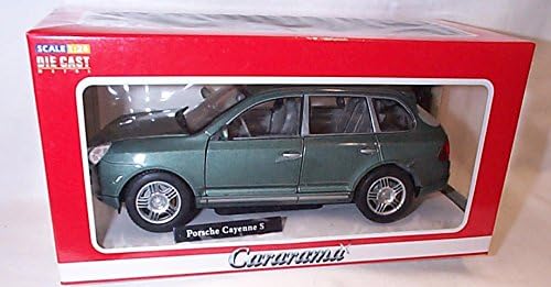 Cararama (pörsche cayenne S greenie grey car 1.24 scale diecast model