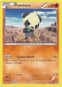 Amazon Com Pokemon Pancham 60 111 Xy Furious Fists Toys Games