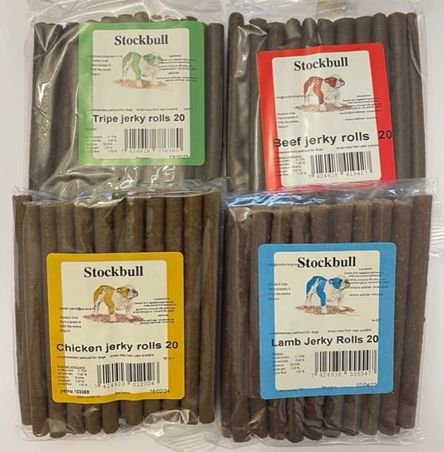 Stockbull Jerky Rolls Variety Pack