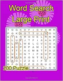 word search large print 200 puzzle extra large print word search